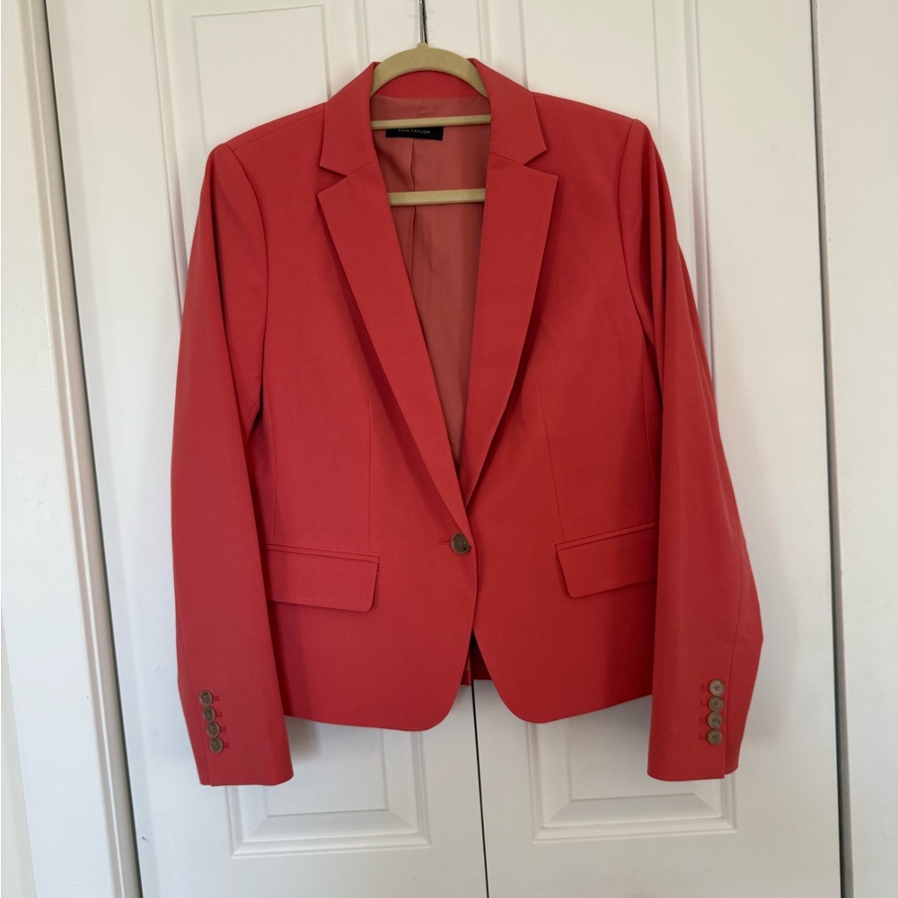 Ann Taylor Coral Blazer